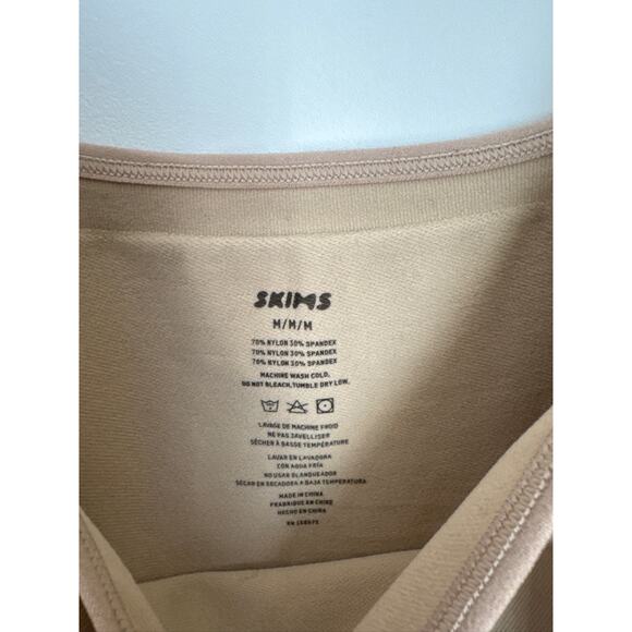 Skims Mid Thigh Bodysuit - Tan - Medium - Picture 4 of 9